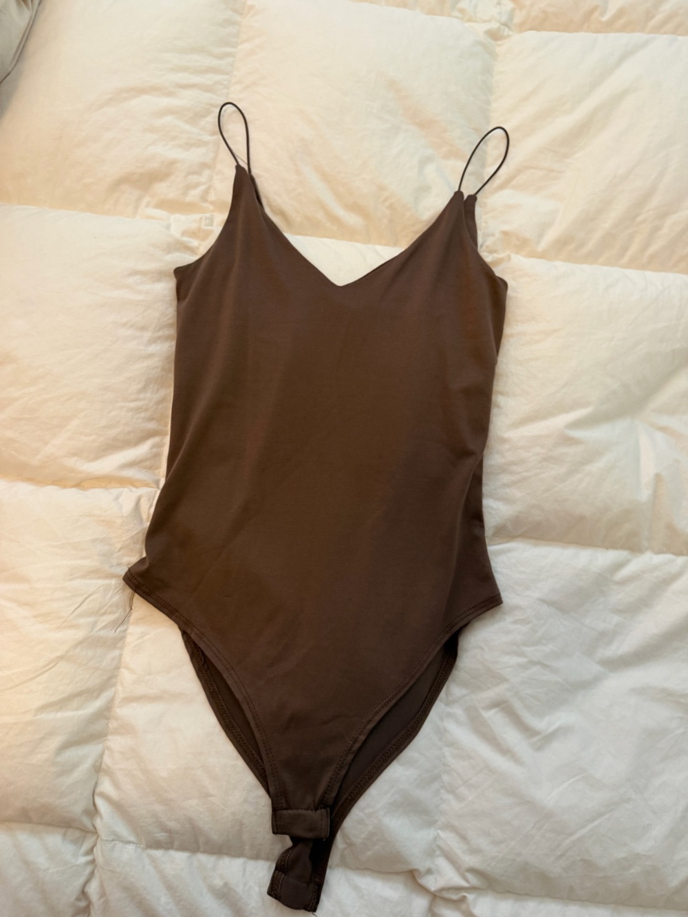 Bodysuit Tank Top - Chocolate Brown